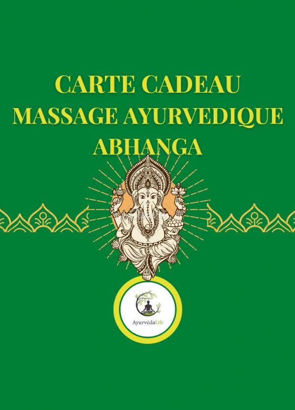 Carte Cadeau Massage Ayurvédique clermont-ferrand