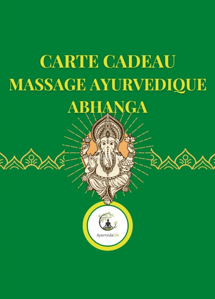Carte Cadeau Massage Ayurvédique clermont-ferrand